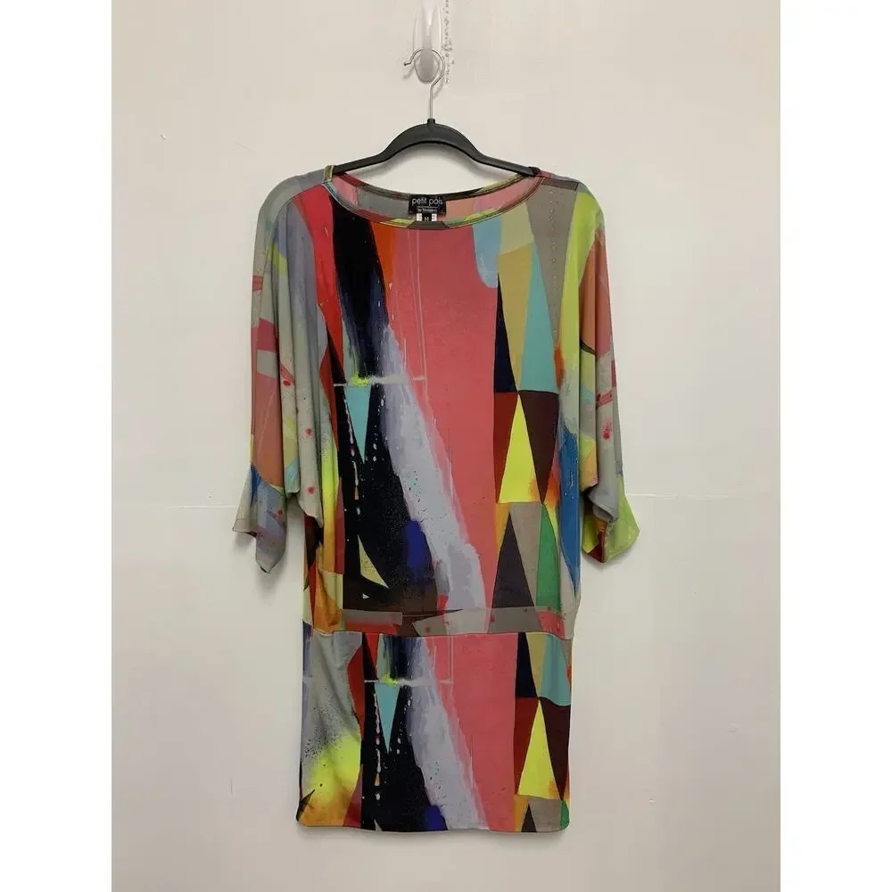 Petit Pois By Viviana G Multicolor Dress Size Medium - Picture 2 of 5